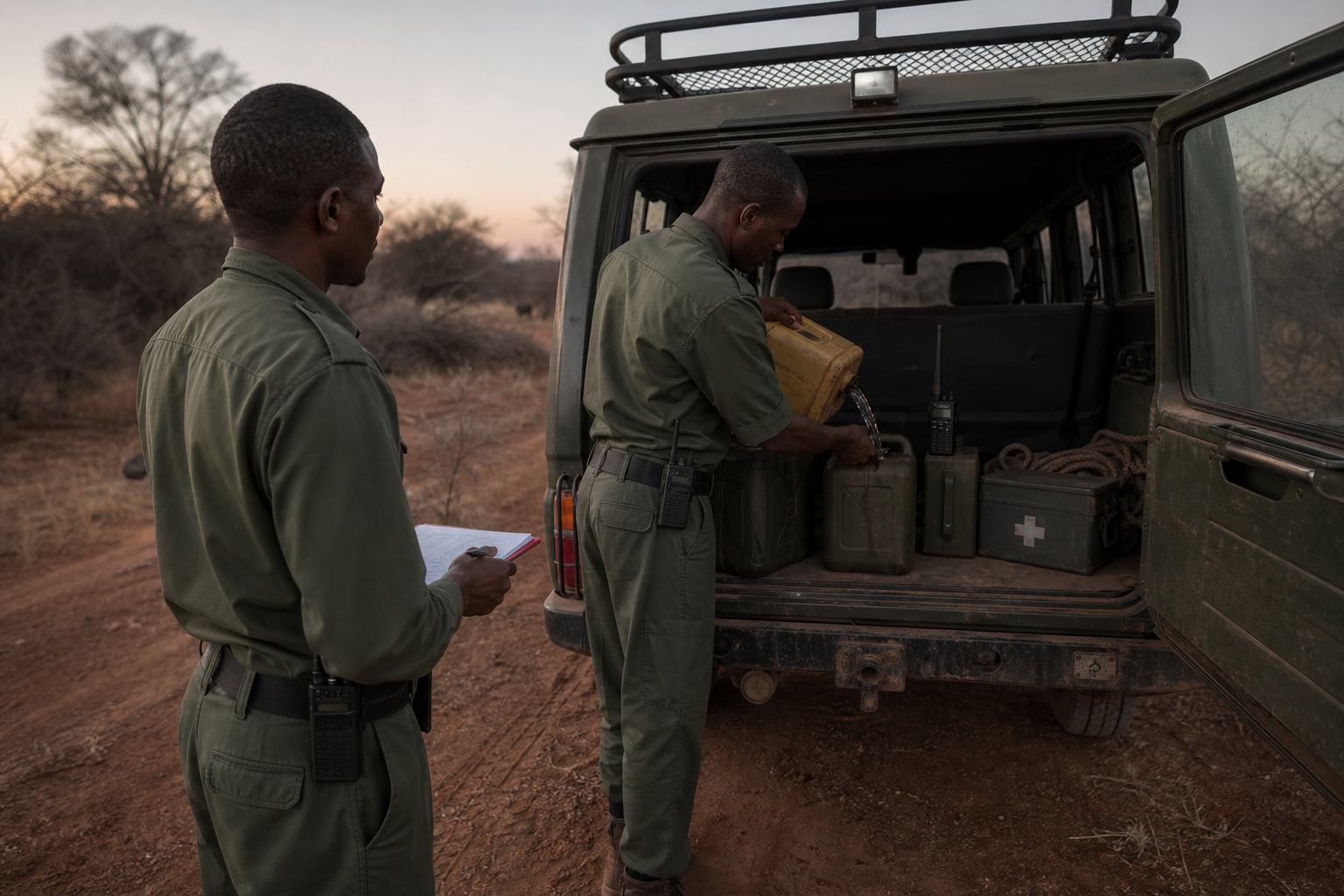 Anti-poaching logistics